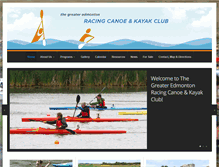 Tablet Screenshot of edmontonsprintcanoe.com